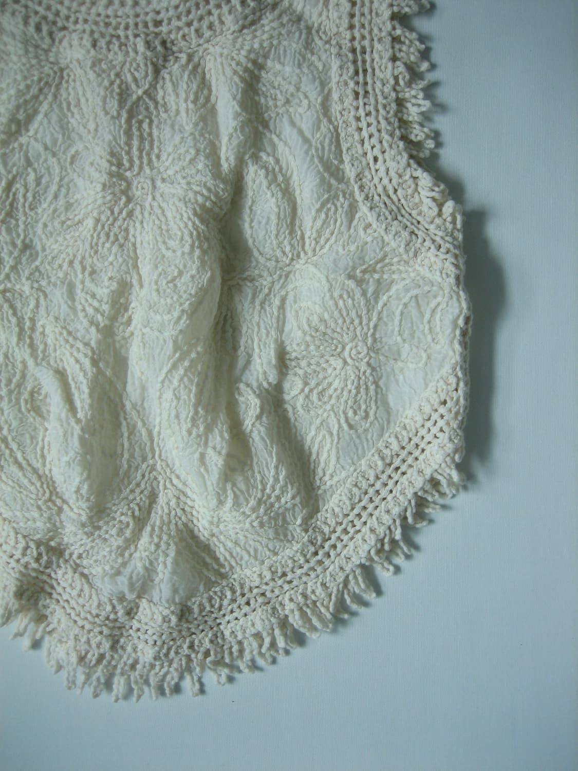 [Vintage] Crochet Lace Froral Tank Top 상품이미지4