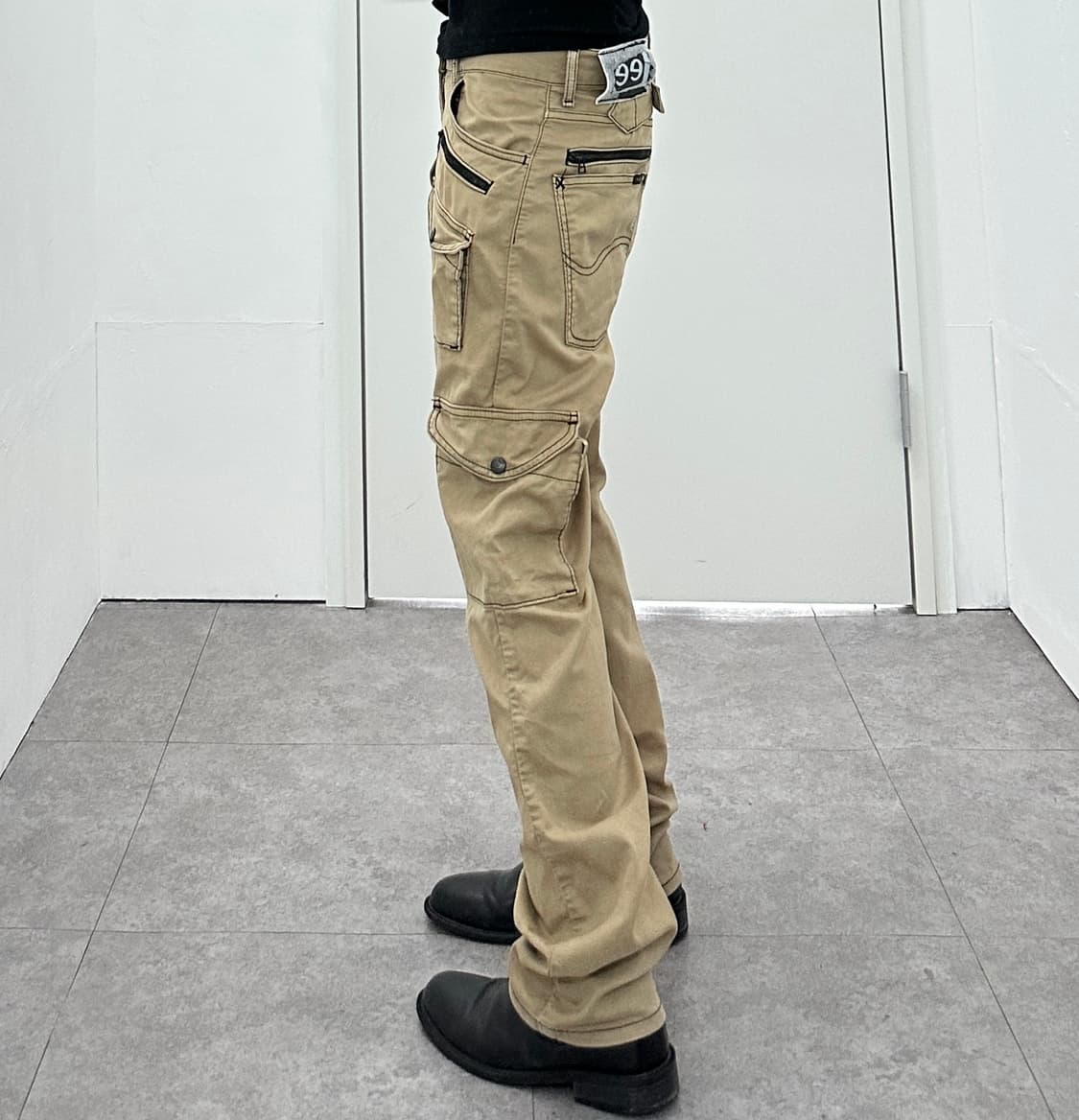 Lee zipper point back strap detail moto  상품이미지9