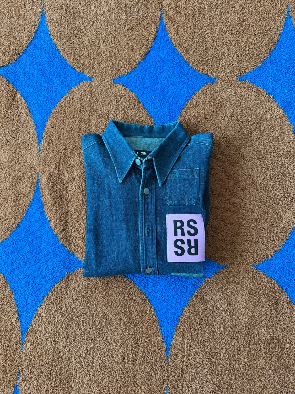 라프시몬스 런웨이 피스 핑크 패치 자켓 (From Italy🇮🇹) 상품이미지3