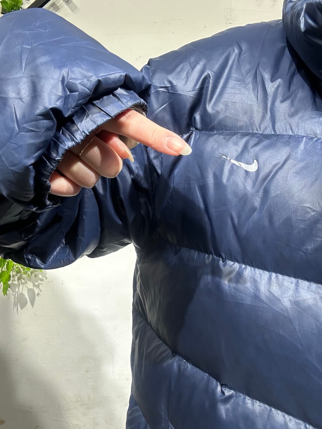 Nike 네이비 로고 오버핏 패딩 XL 상품이미지4