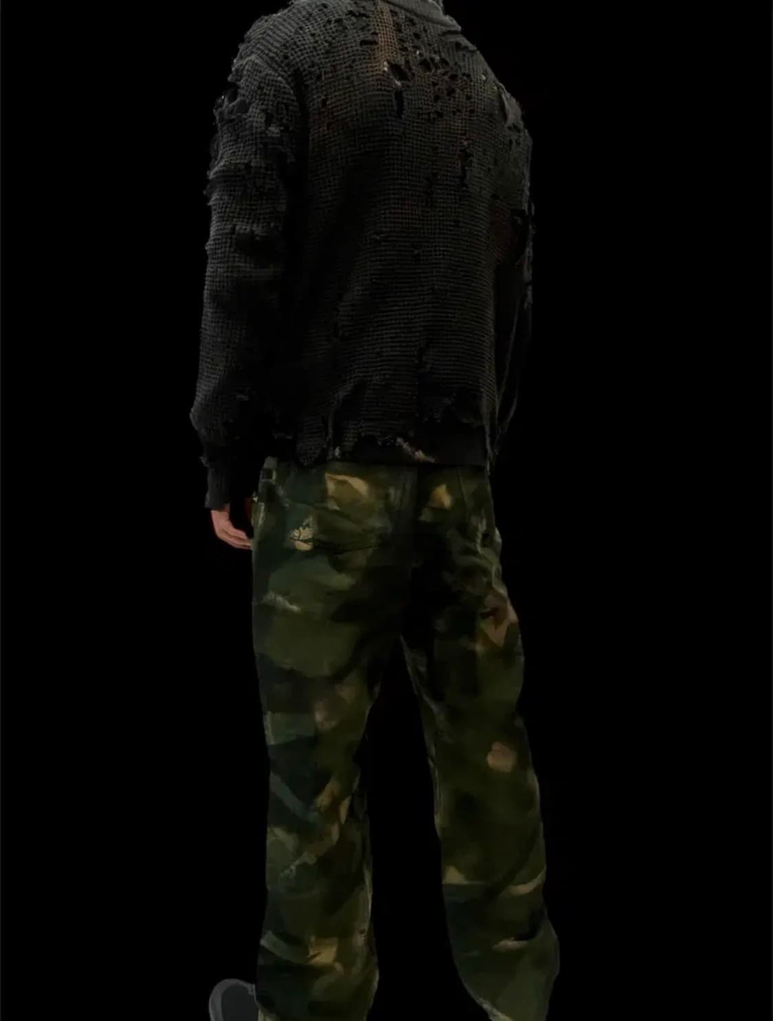 [OS] 빈티지 아카이브 레지스탕스 카모플라쥬 카펜터 팬츠 상품이미지6