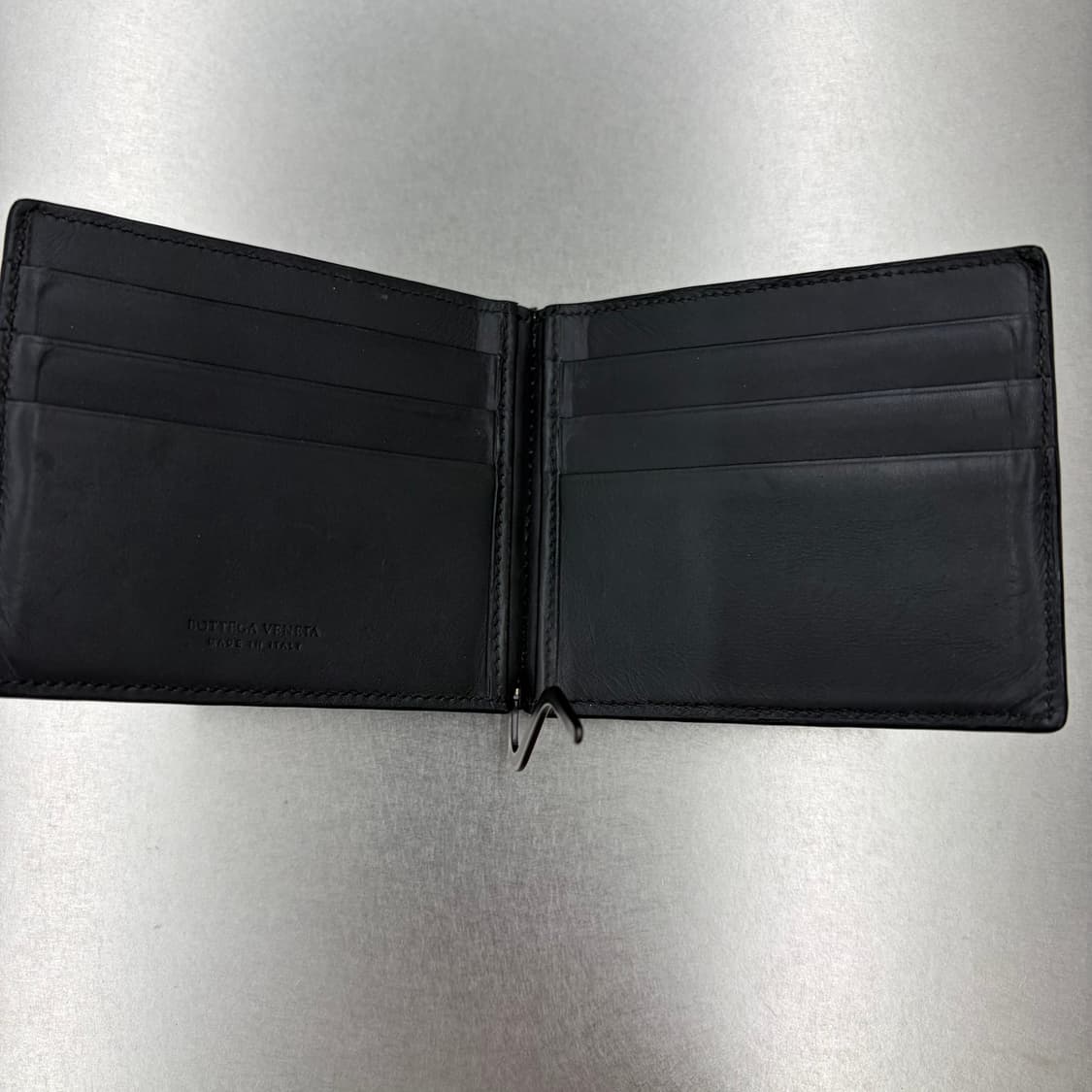 보테가베네타 인트레치아토 블랙 폴더 남성 반지갑 머니클립 상품이미지4