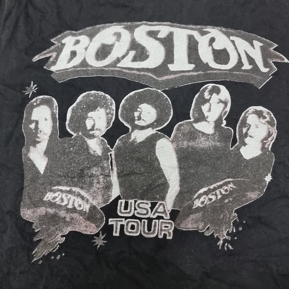 BOSTON 밴드 나시 티셔츠 블랙(free) 상품이미지2