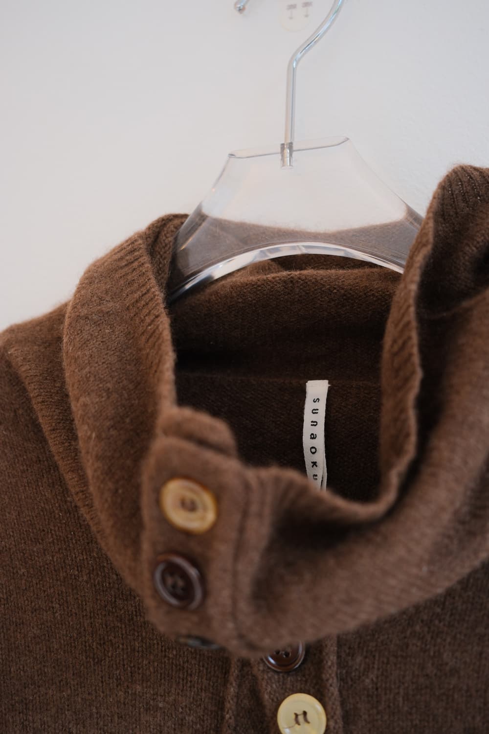 Multi-button turtle neck long cardigan 상품이미지8