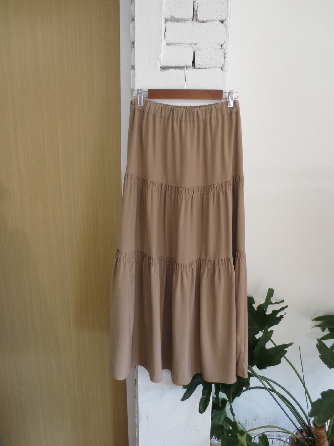 베이지 롱 스커트 상품이미지8