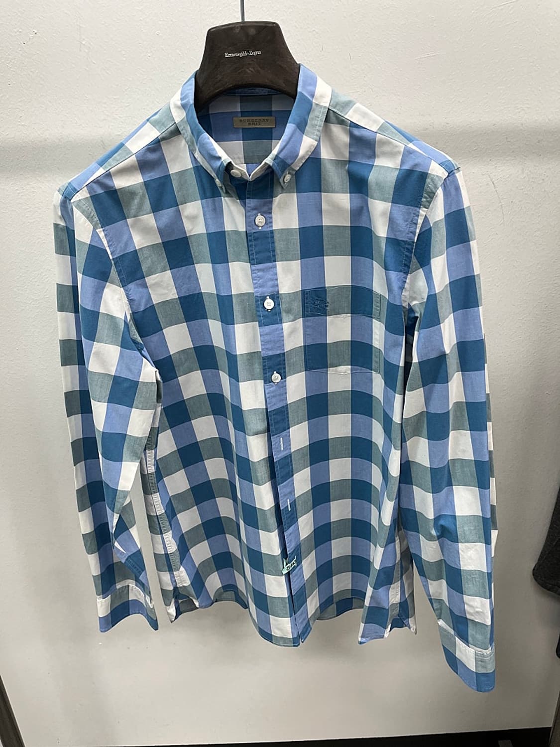 105) 버버리 라이트블루 셔츠  상품이미지4