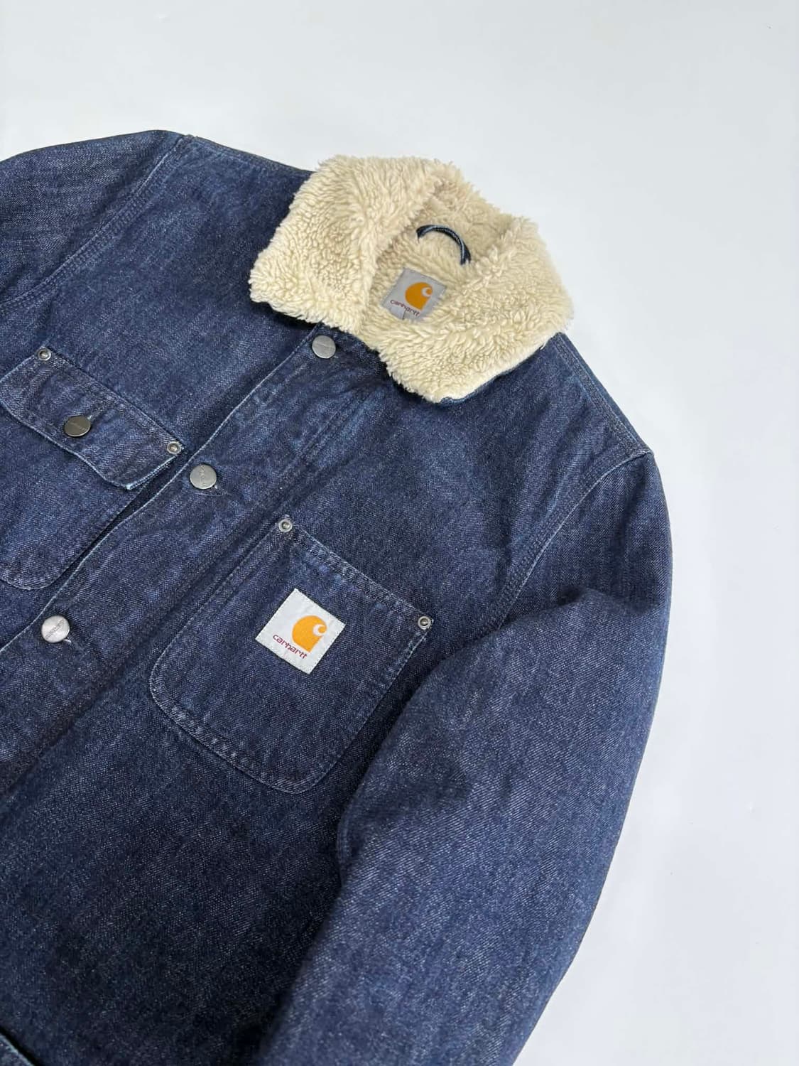 [S] 칼하트 피닉스 데님 트러커 워크 자켓 상품이미지5