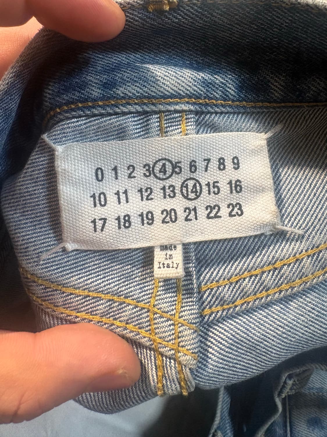 마르지엘라 스트레이트 데님팬츠 32 상품이미지4