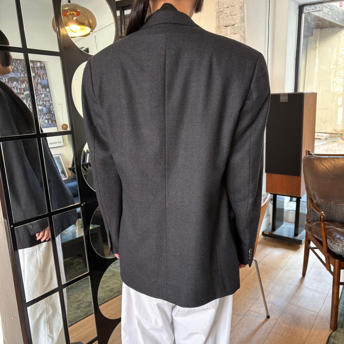 지아니 베르사체 꾸띄르 차콜 블레이저 상품이미지3