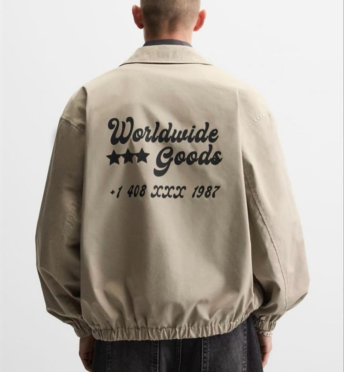 자라 베이지 집업 자켓 M 상품이미지1