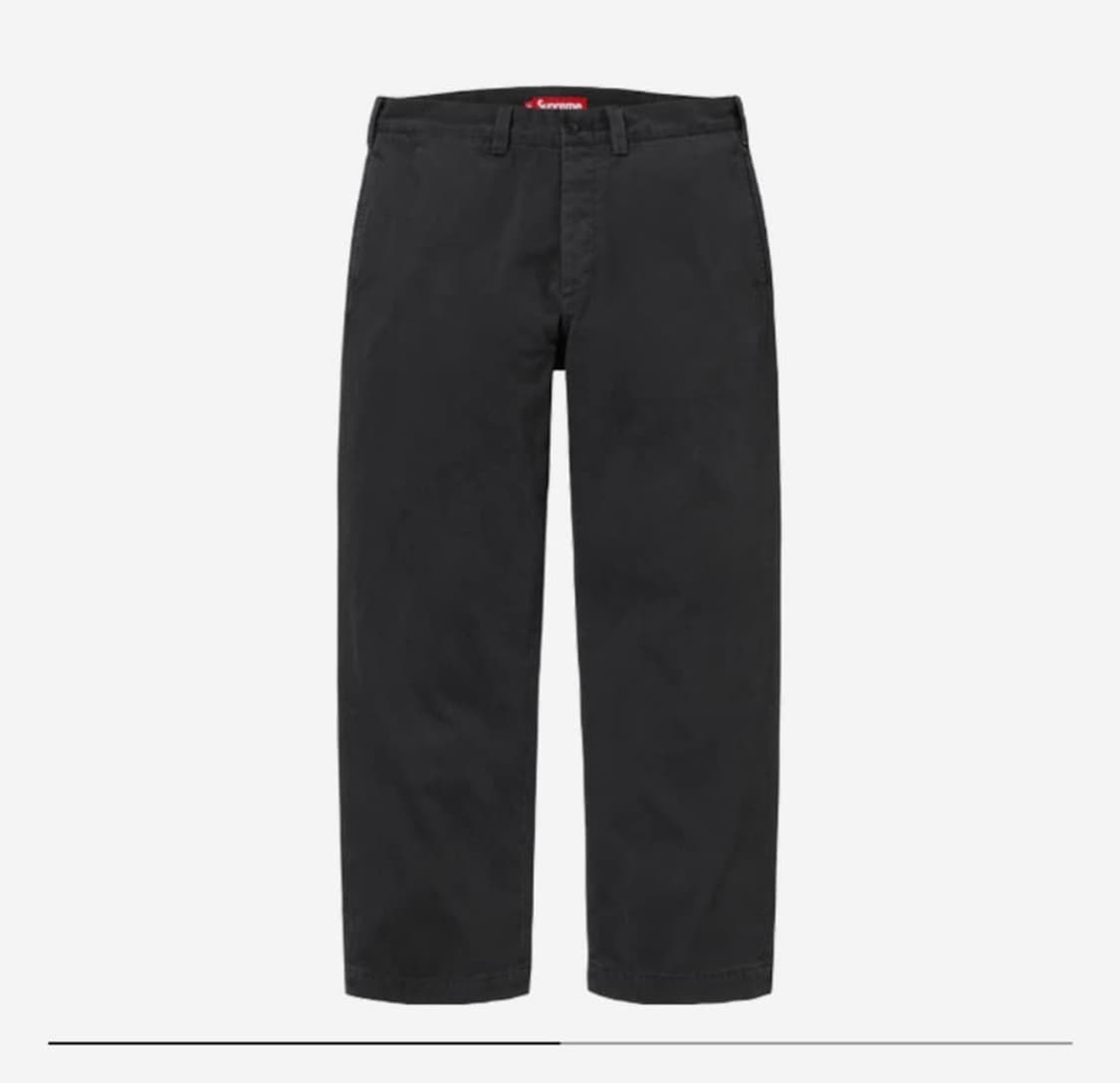 슈프림 25FW 핀업걸 치노 34사이즈 상품이미지2