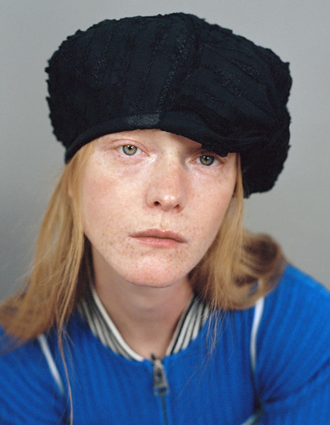 어썸니즈 BOWL BERET_RIBBON_STRIPE BLACK 상품이미지1