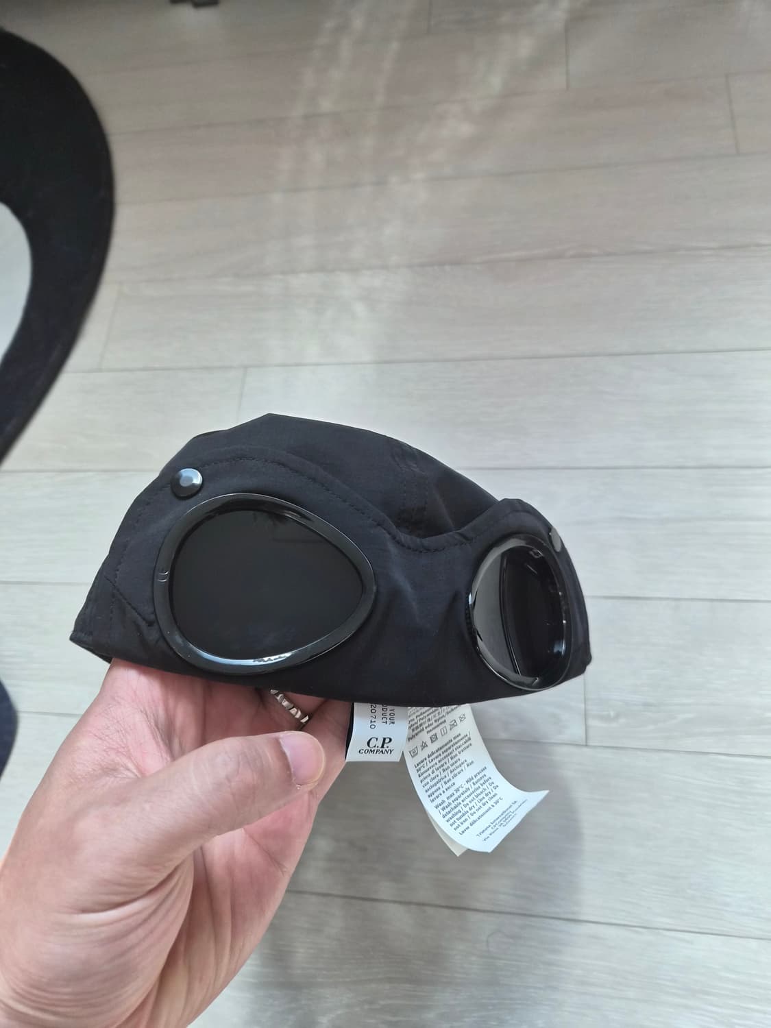 cp컴퍼니 고글 캡 블랙 상품이미지3