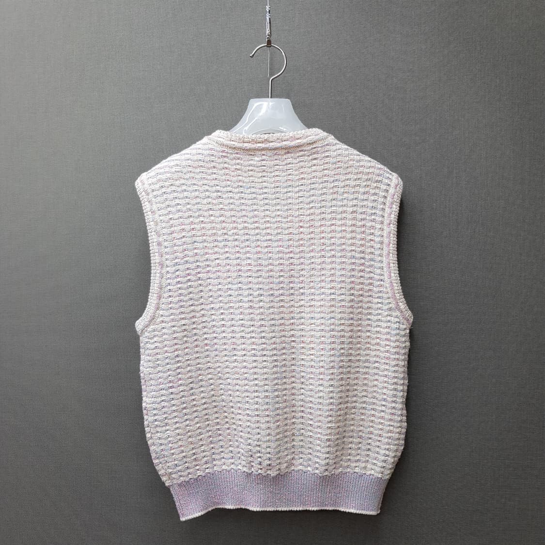 잇미샤 2022 트위드 니트 버튼 베스트 88-94-165사이즈 상품이미지4