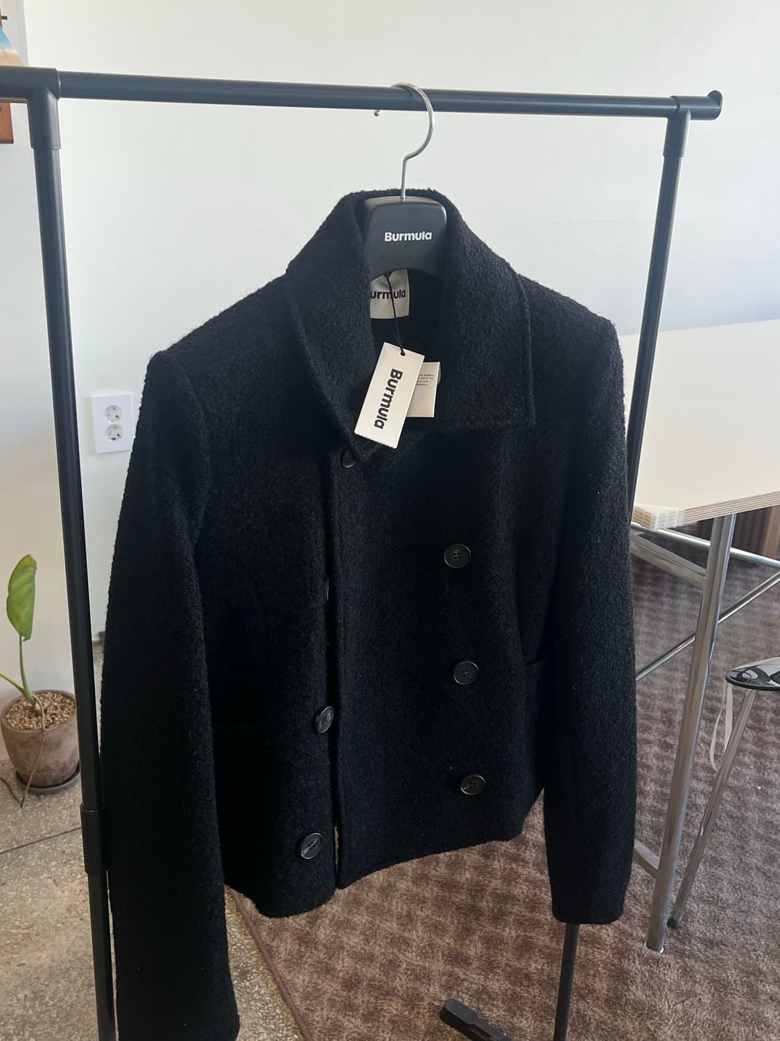 버뮬라 WOOL DOUBLE JACKET (블랙) 상품이미지2