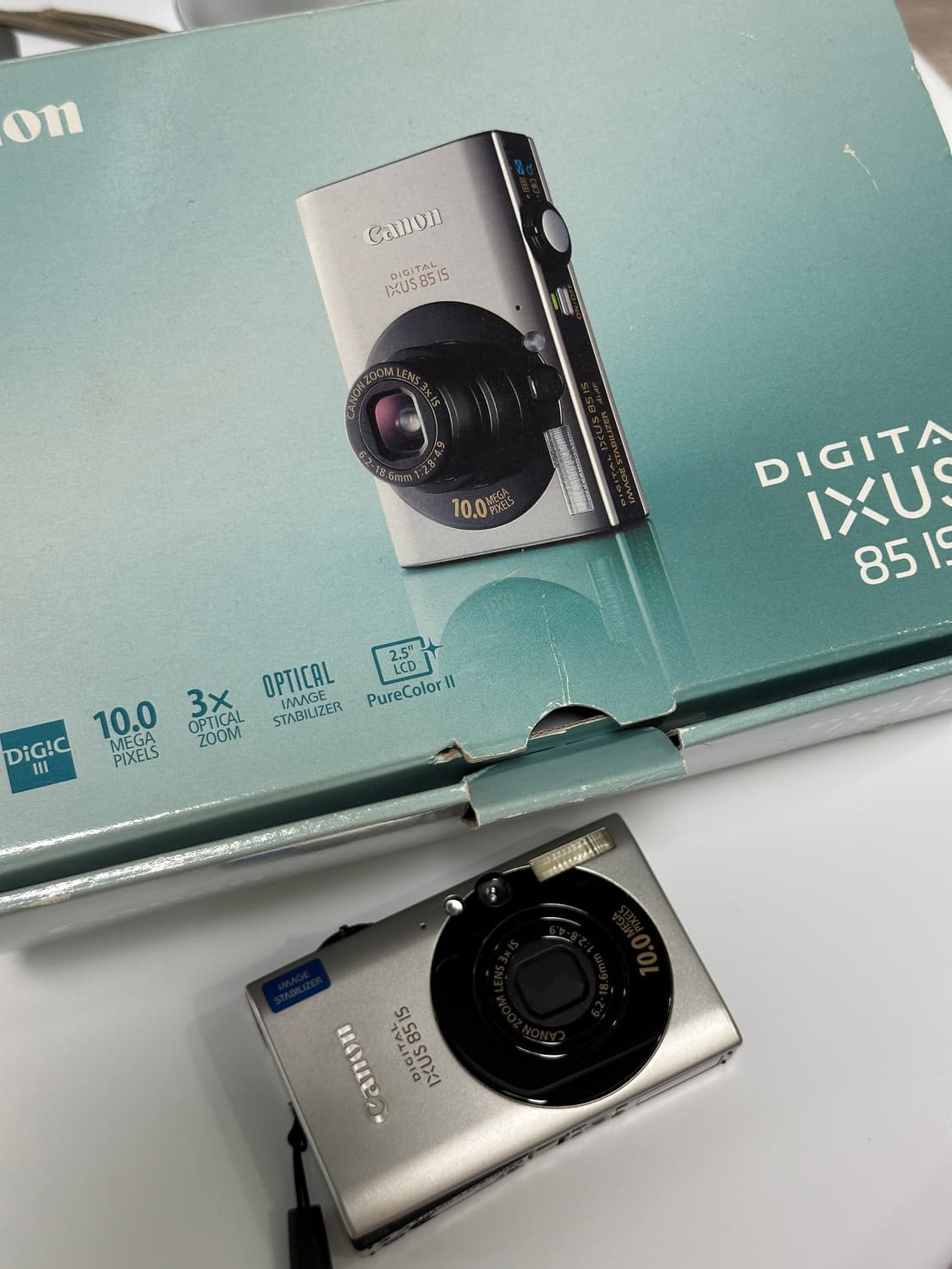 새상품급) 캐논 익서스 85 is ixus, 풀박스, 바로사용가능 상품이미지1