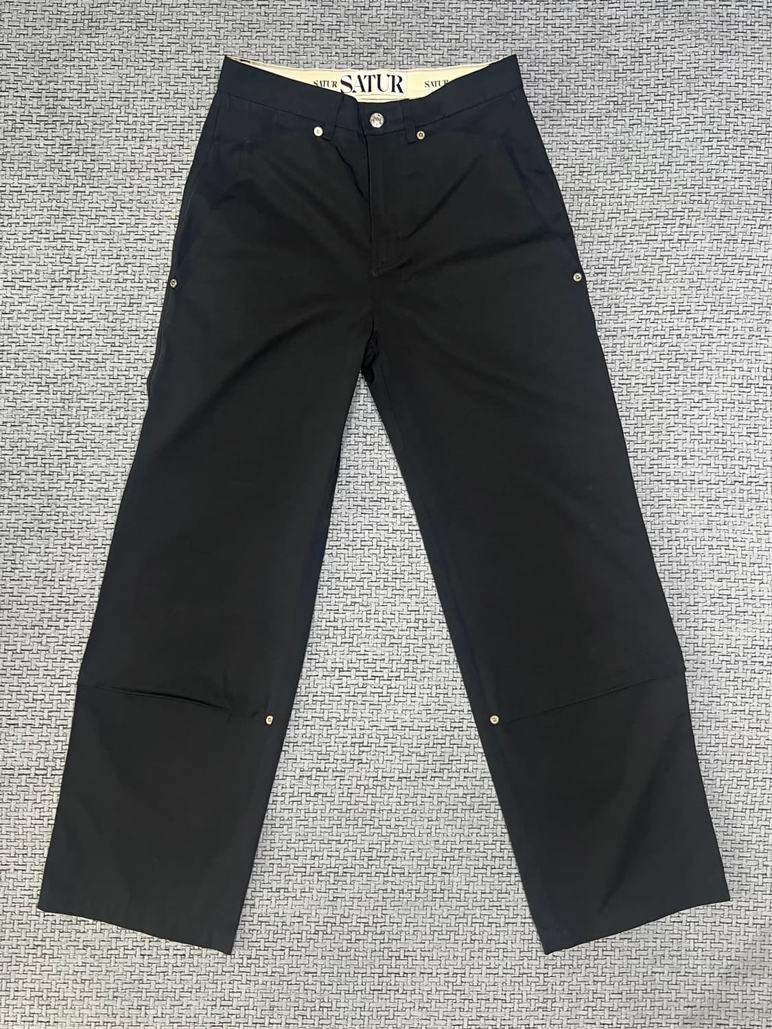 세터 토리노 웨스턴 투 톤 팬츠 클랙식 블랙(s) 상품이미지2