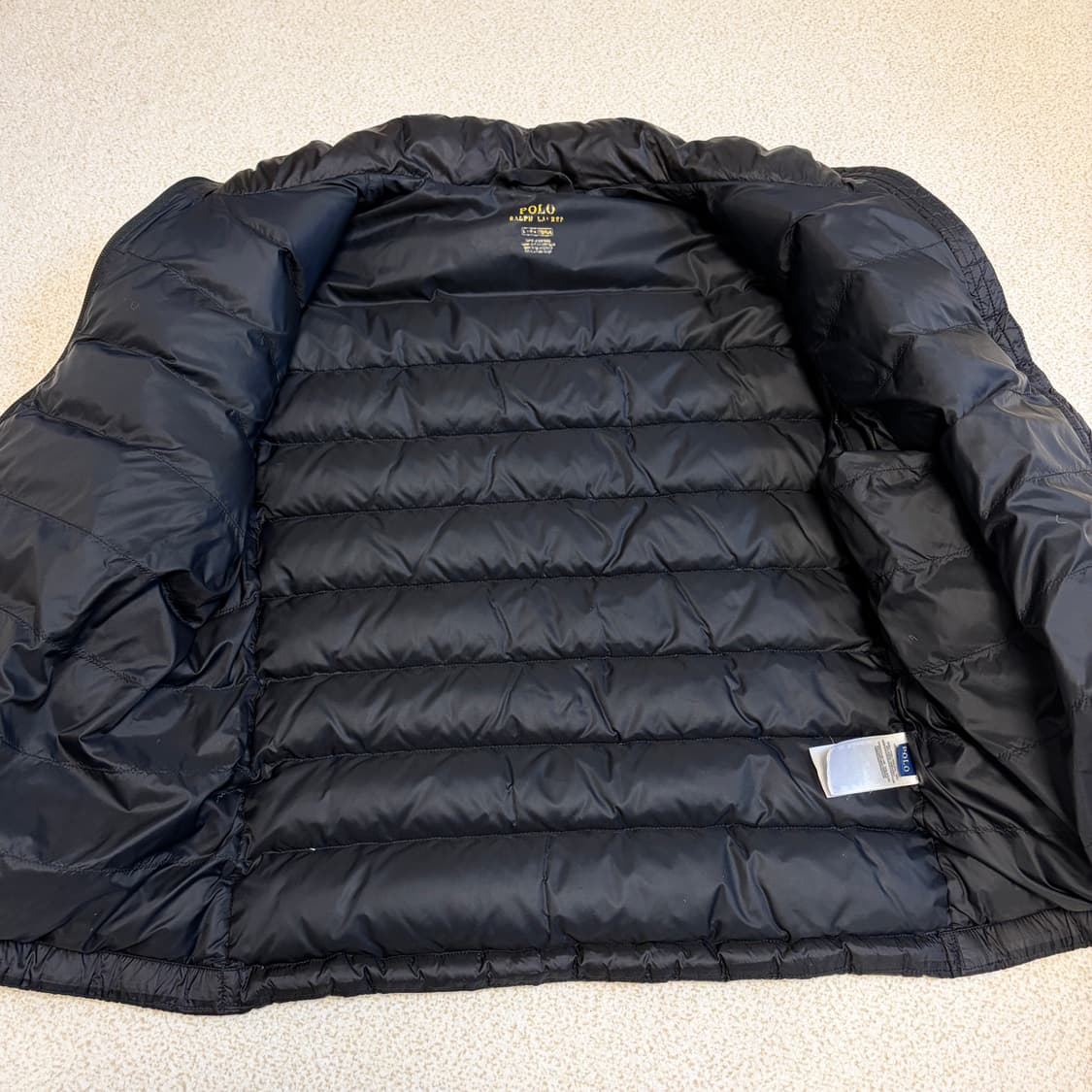 폴로 랄프로렌 덕다운 블랙 패딩 L 상품이미지8
