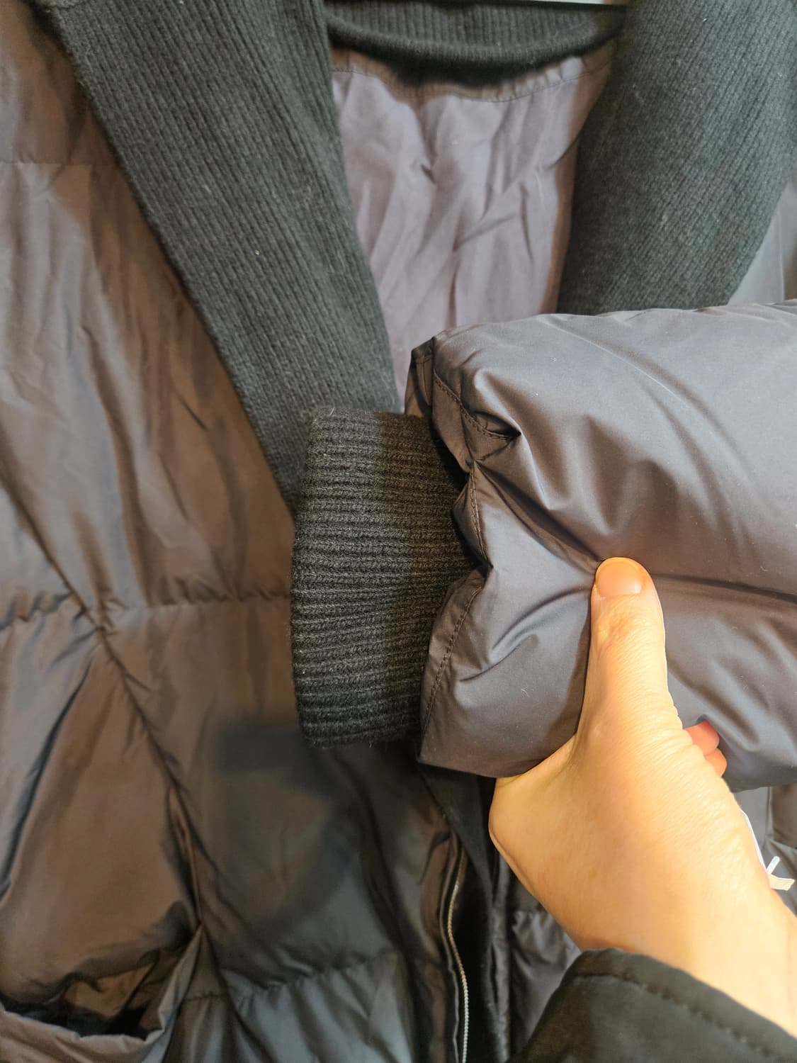 시스템 구스롱패딩 상품이미지6