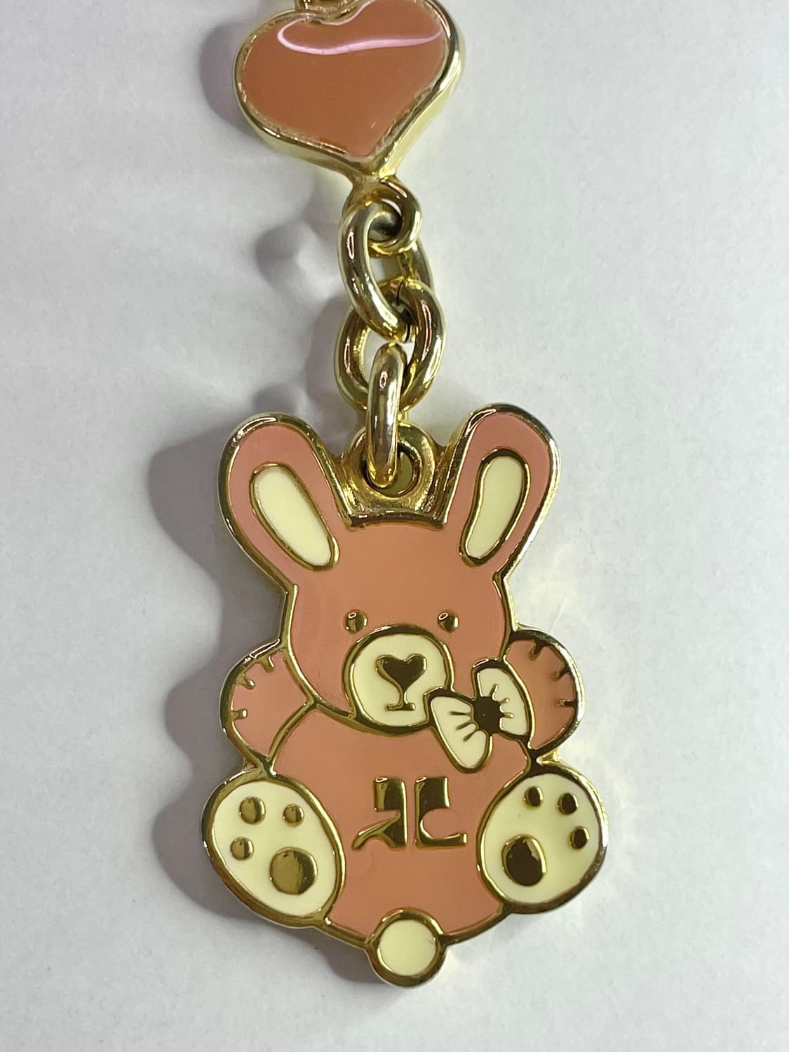 꾸레쥬 토끼 금장 키링 상품이미지2