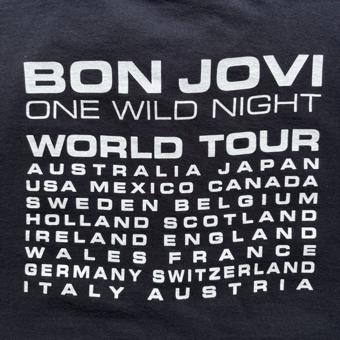 00s 빈티지 본조비 bon jovi 티셔츠 상품이미지7