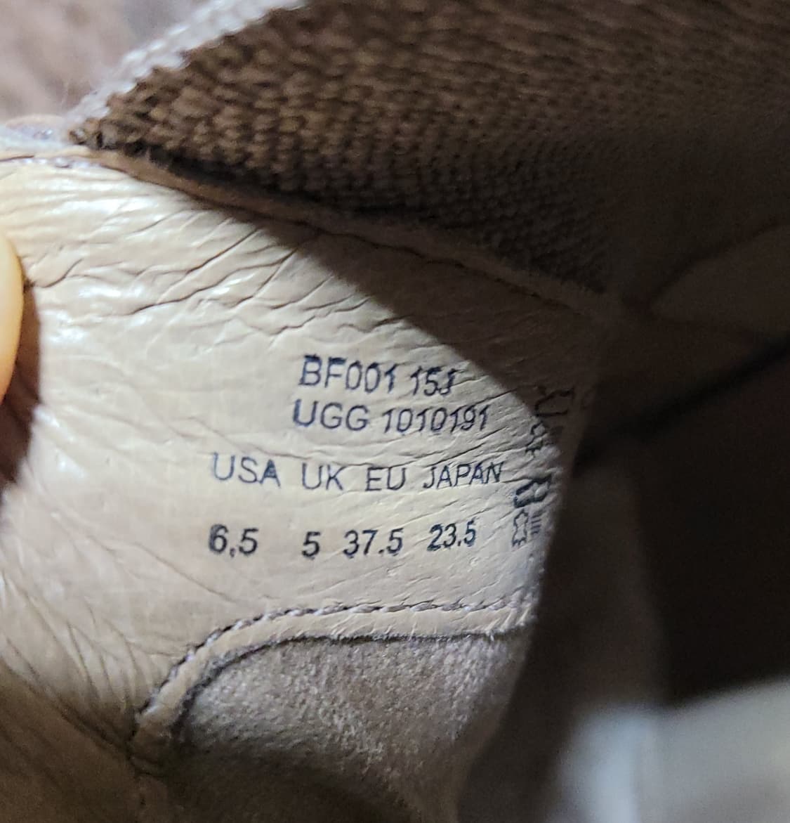 UGG 스웨이드 여성 앵글 부츠(6.5) 상품이미지6