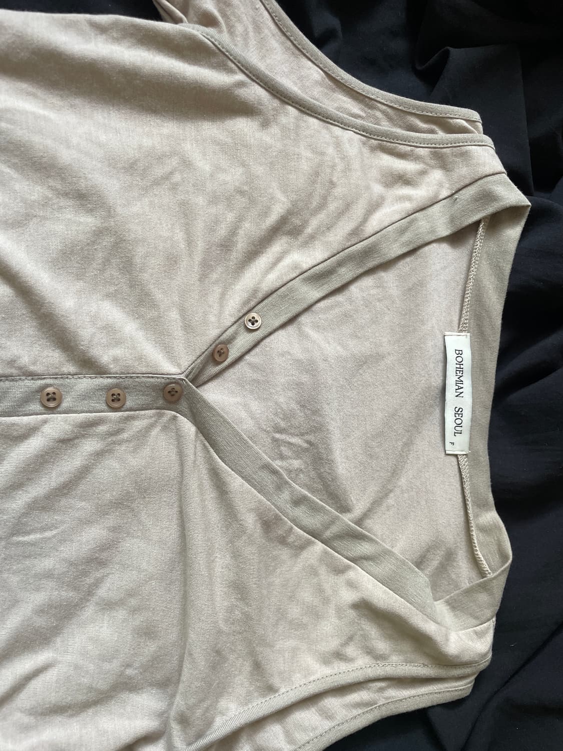 보헤미안서울 롱슬리브 베이지 상품이미지2