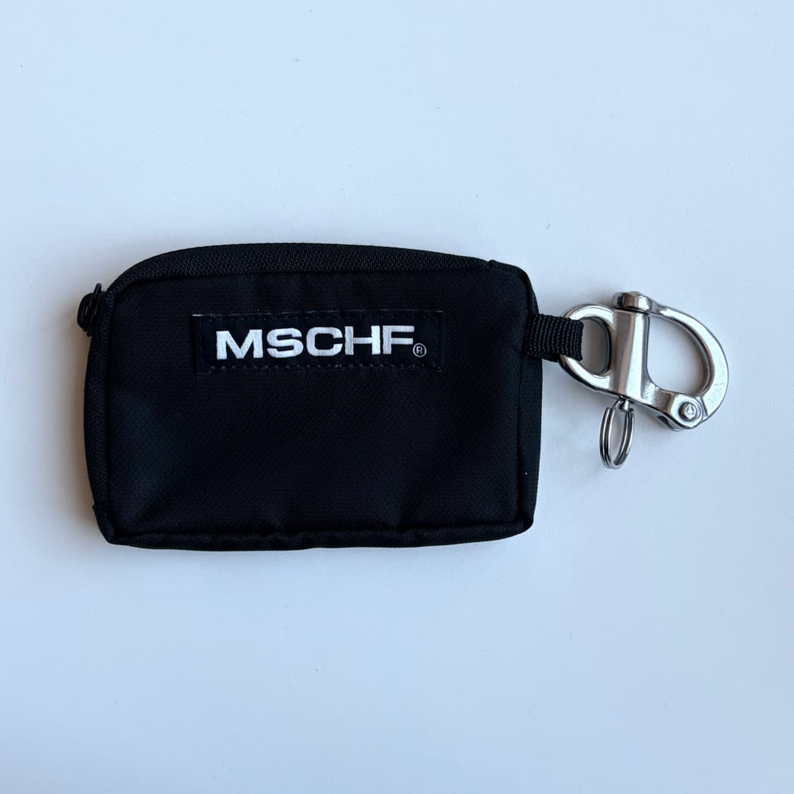미스치프 롬버스 카라비너 파우치 블랙 상품이미지3