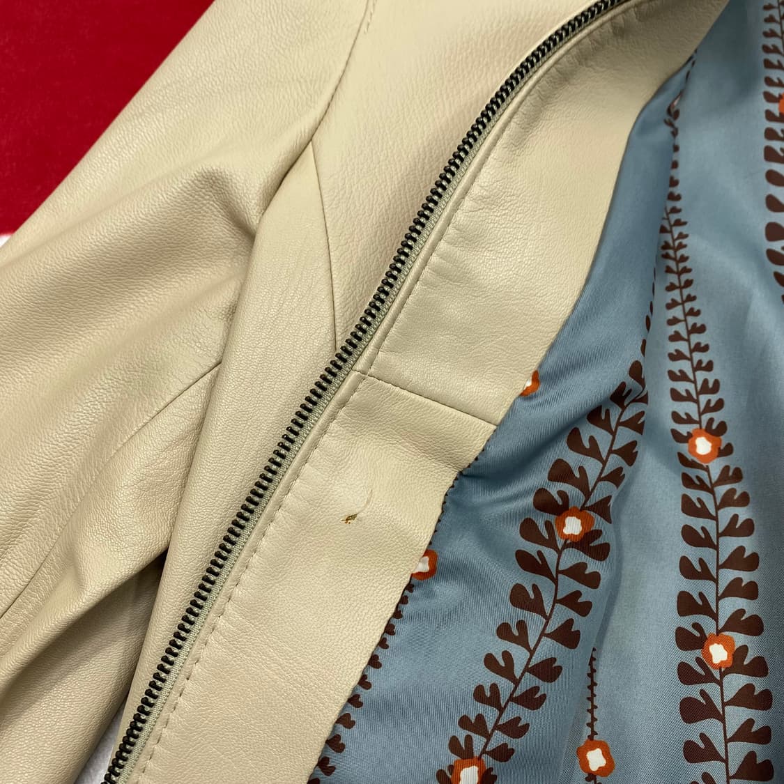 베네통 산양가죽 자켓 100 상품이미지4