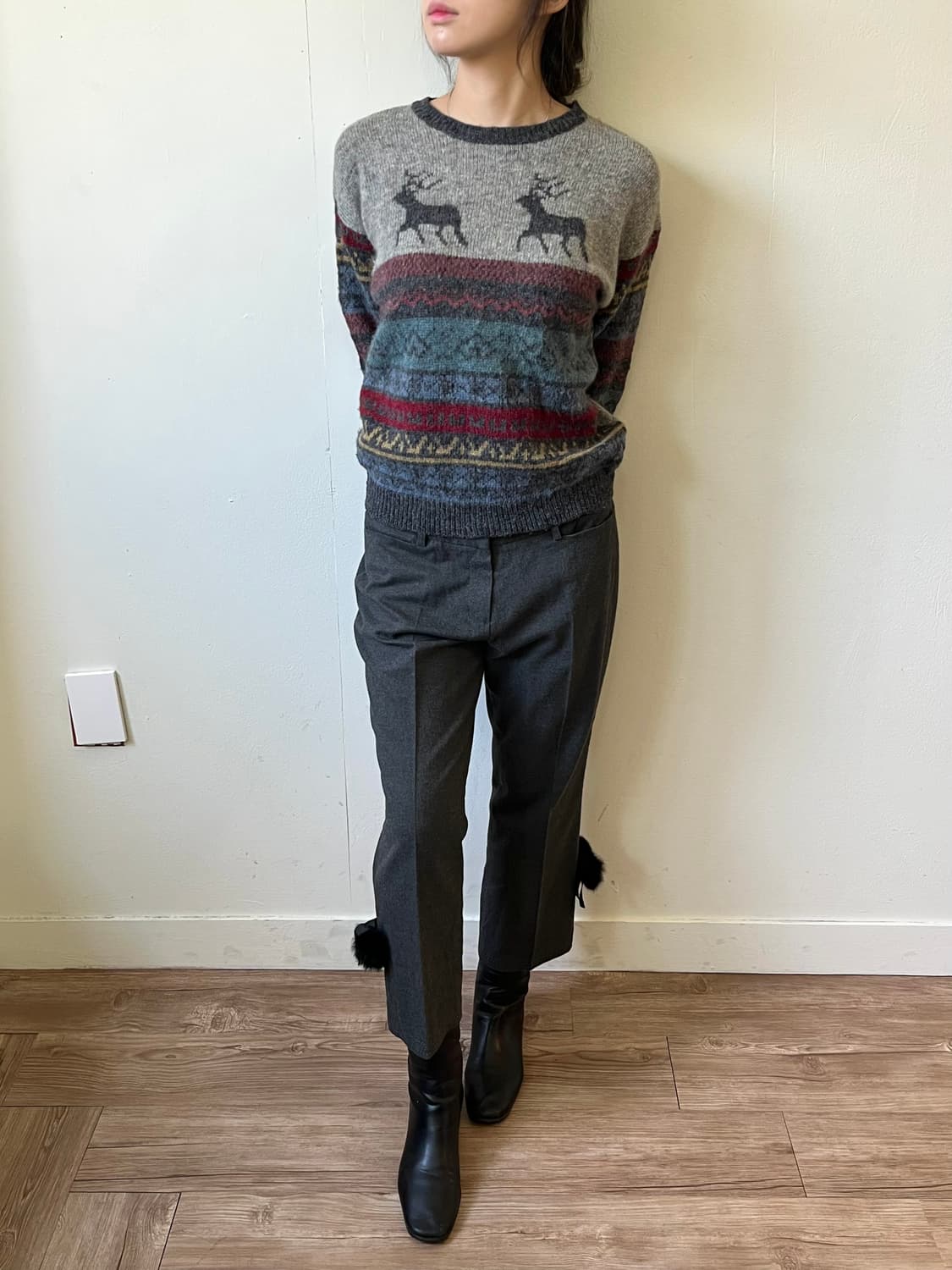 cat call 버튼업 슬랙스 상품이미지4