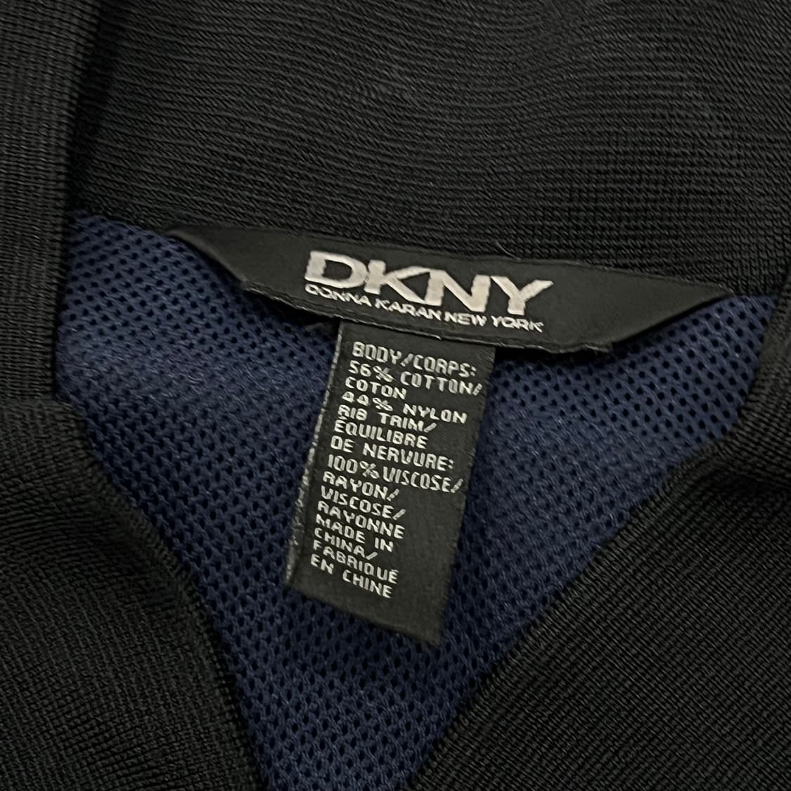 M DKNY 네이비 투웨이 블루종 자켓 상품이미지3