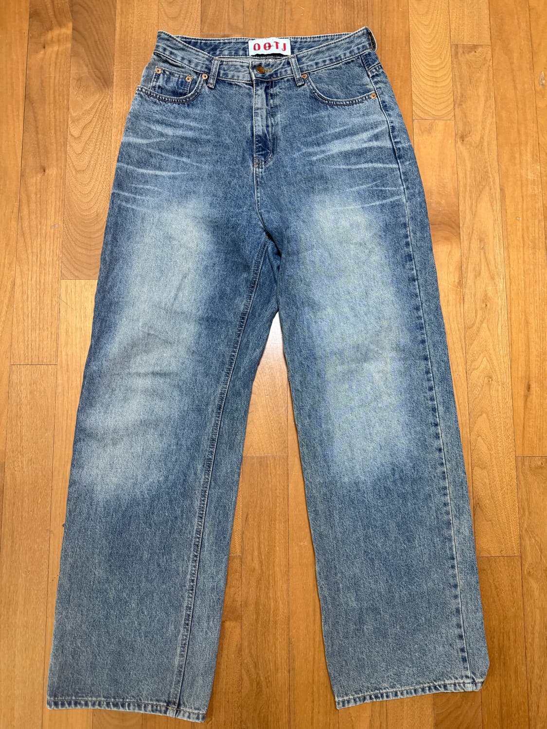 REETKEEM- TWEEN CAT WIDE JEANS (M사이즈) 상품이미지2