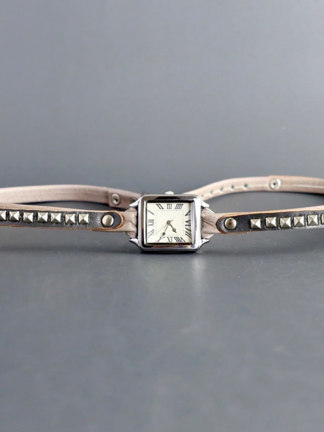 LOSTOM Square Layered leather watch 상품이미지2
