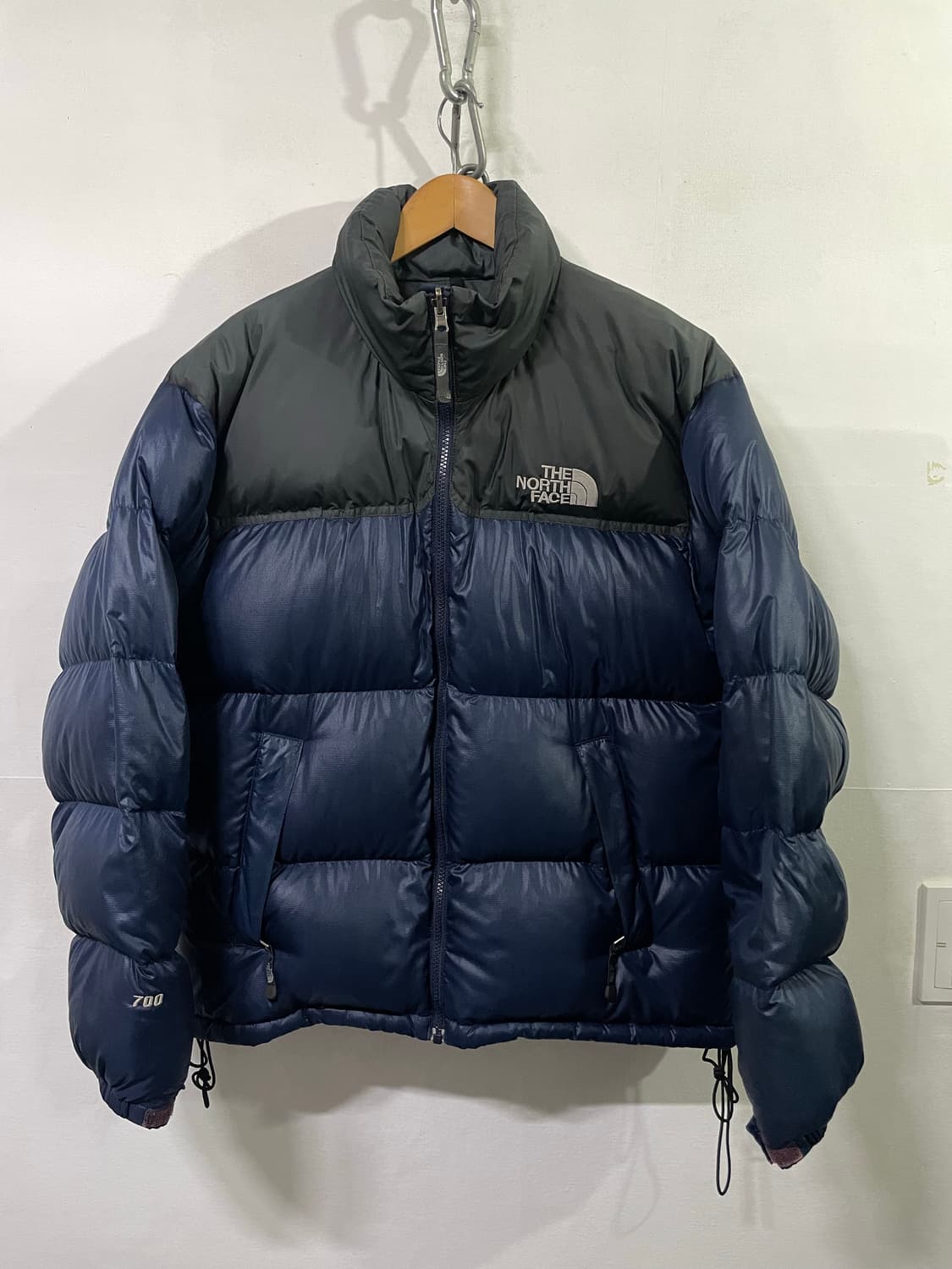 노스페이스 눕시 패딩 점퍼 레어색상 네이비 넉넉100 상품이미지1