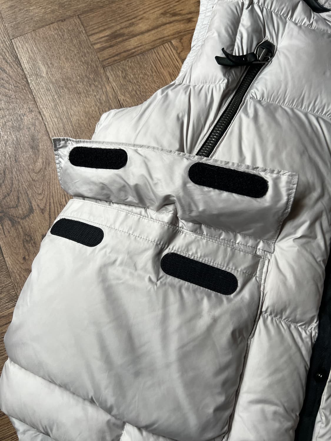 [L]SCHOTT DOWN 쇼트 헤리티지 다운 베스트 상품이미지5