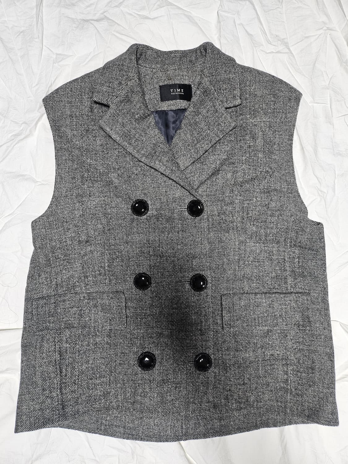 20fw 타임 더블 버튼 베스트 자켓 M 상품이미지1