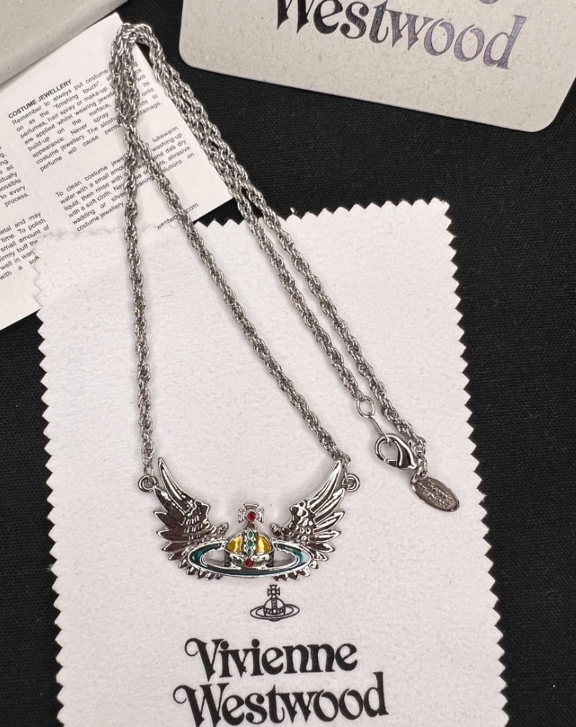 비비안웨스트우드 아카이브 윙즈 orb 팬던트 목걸이 상품이미지1