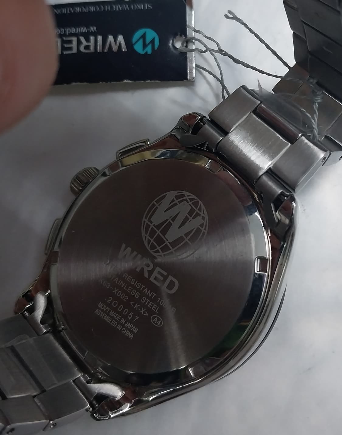 (새상품) seiko 와이어드 크로노그래프 메탈  상품이미지7