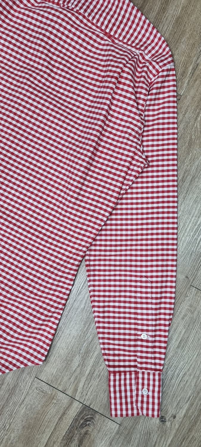 톰브라운 깅엄 레드 체크 셔츠 3size _ 남성, L 추천 상품이미지7