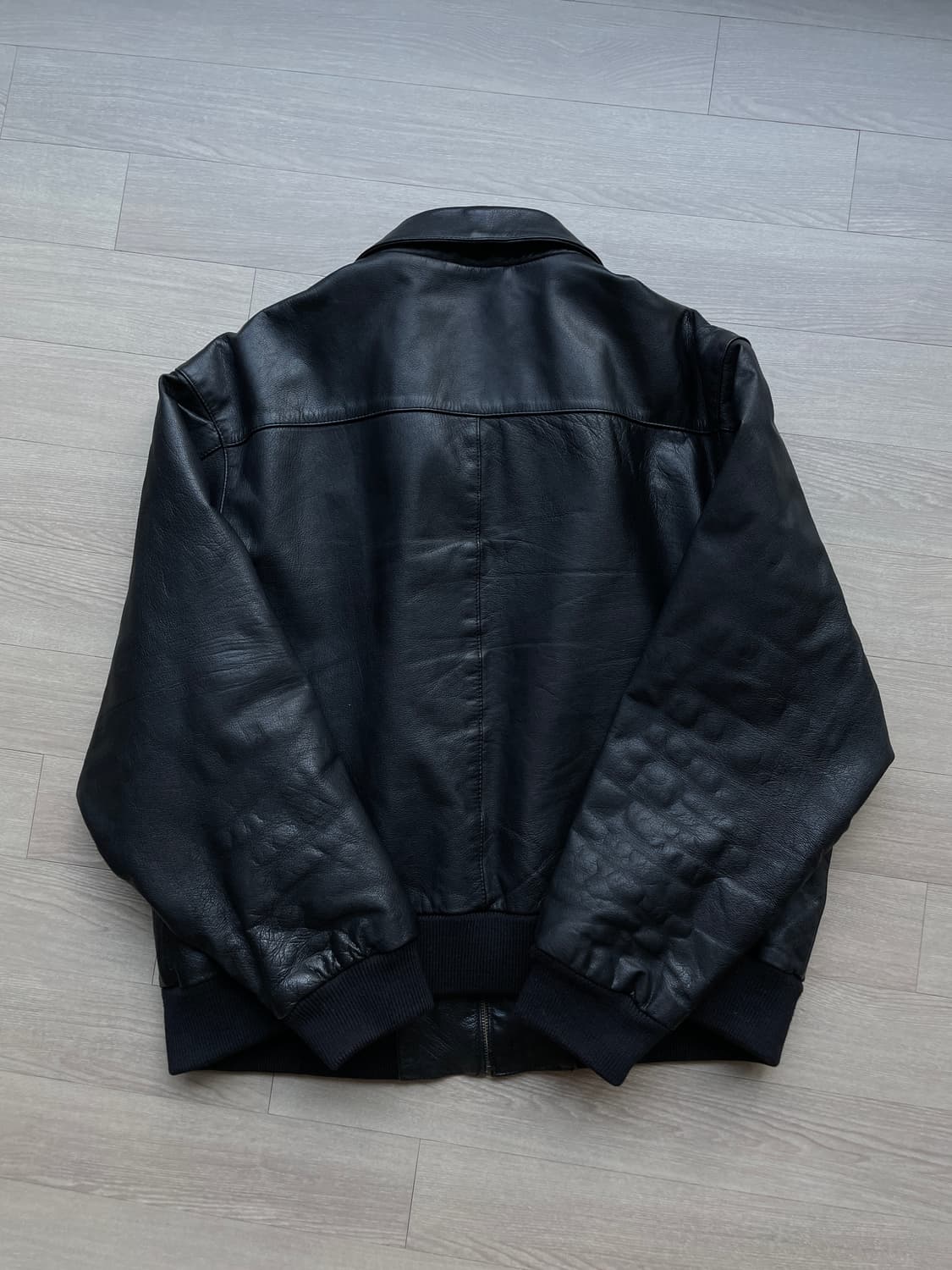 80s 바나나 리퍼블릭 레더 봄버 자켓 vuja de 상품이미지3