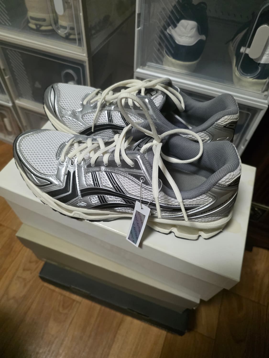 아식스 자운드 젤카야노 실버블랙 285 상품이미지3