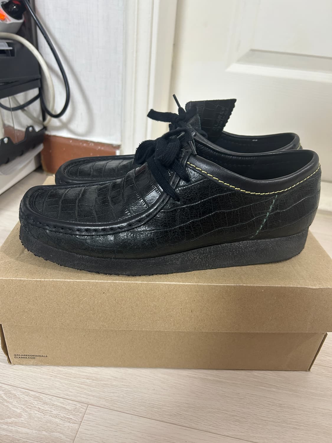 Wackmaria Clarks Wallabee crocodile 상품이미지3