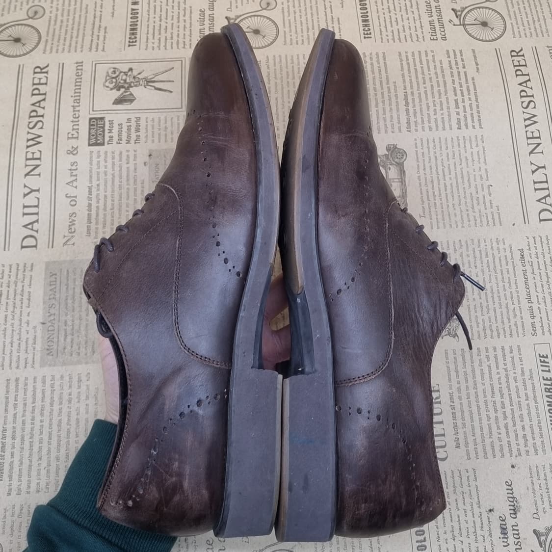 미소페 남성정장구두 실사이즈265 상품이미지5