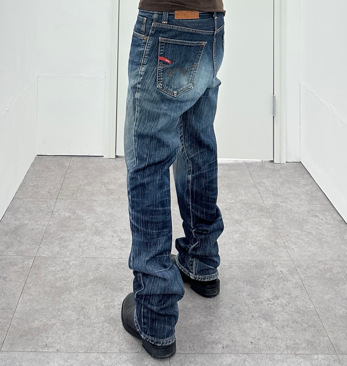 EDWIN fade lines denim jeans 상품이미지5