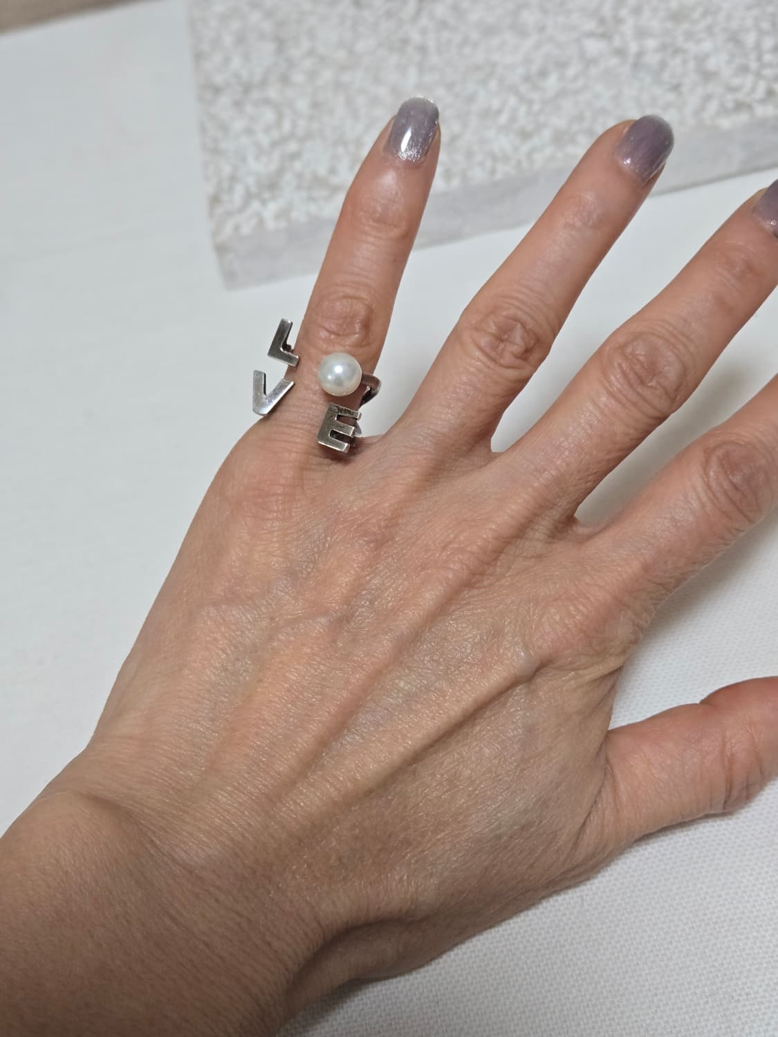 아베크 뉴욕 러브.펄 플레인링 상품이미지3