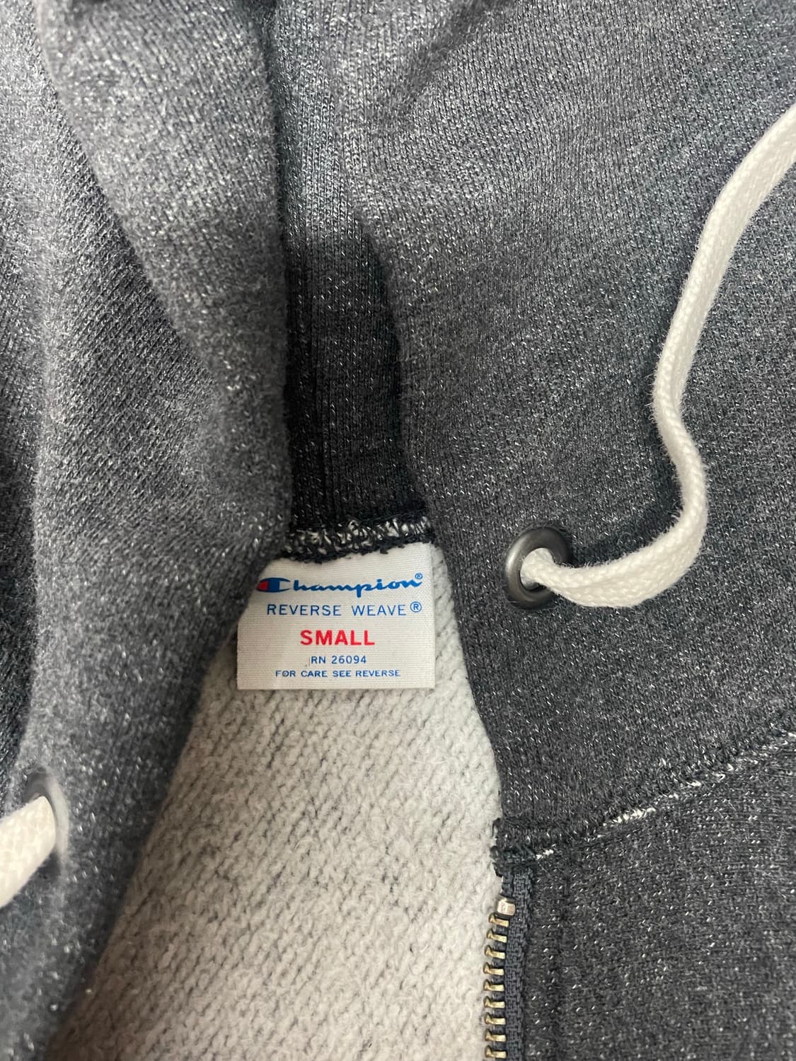 챔피온 리버스위브 투웨이 후드집업 상품이미지2