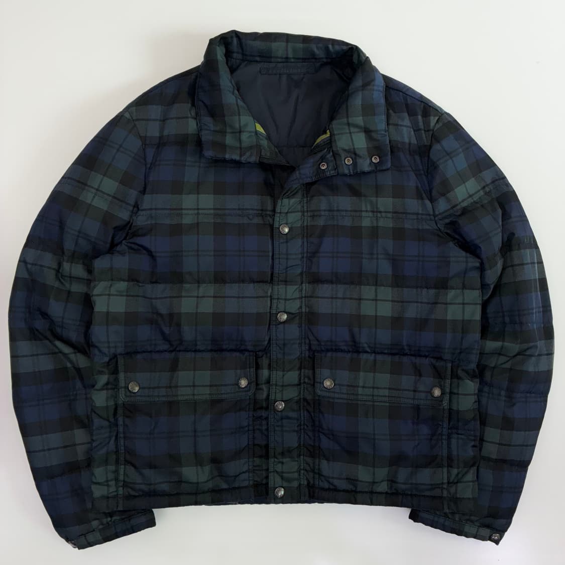 Prada 프라다 90‘s 스포츠 블랙워치 푸퍼 패딩 상품이미지3