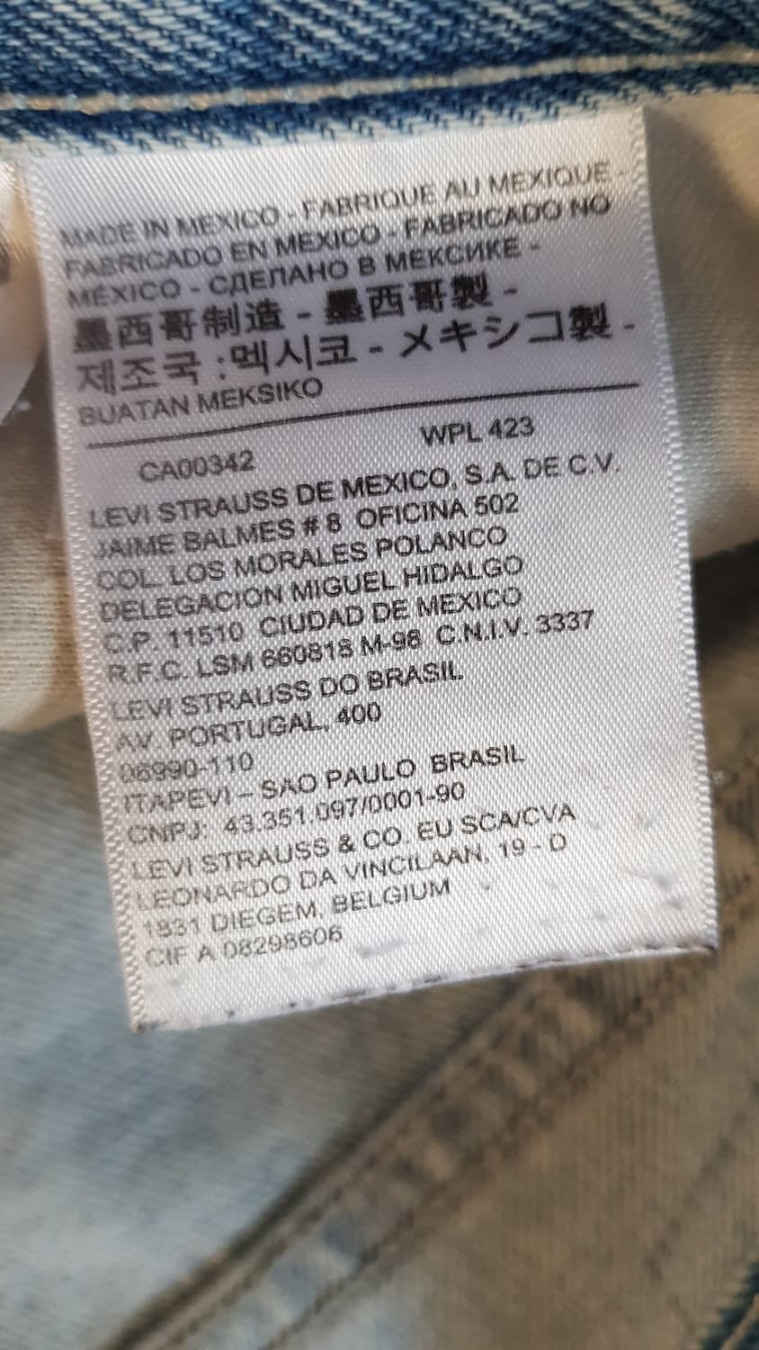 리바이스 실버탭 배기핏 연청(2018 3rd 복각) 상품이미지6