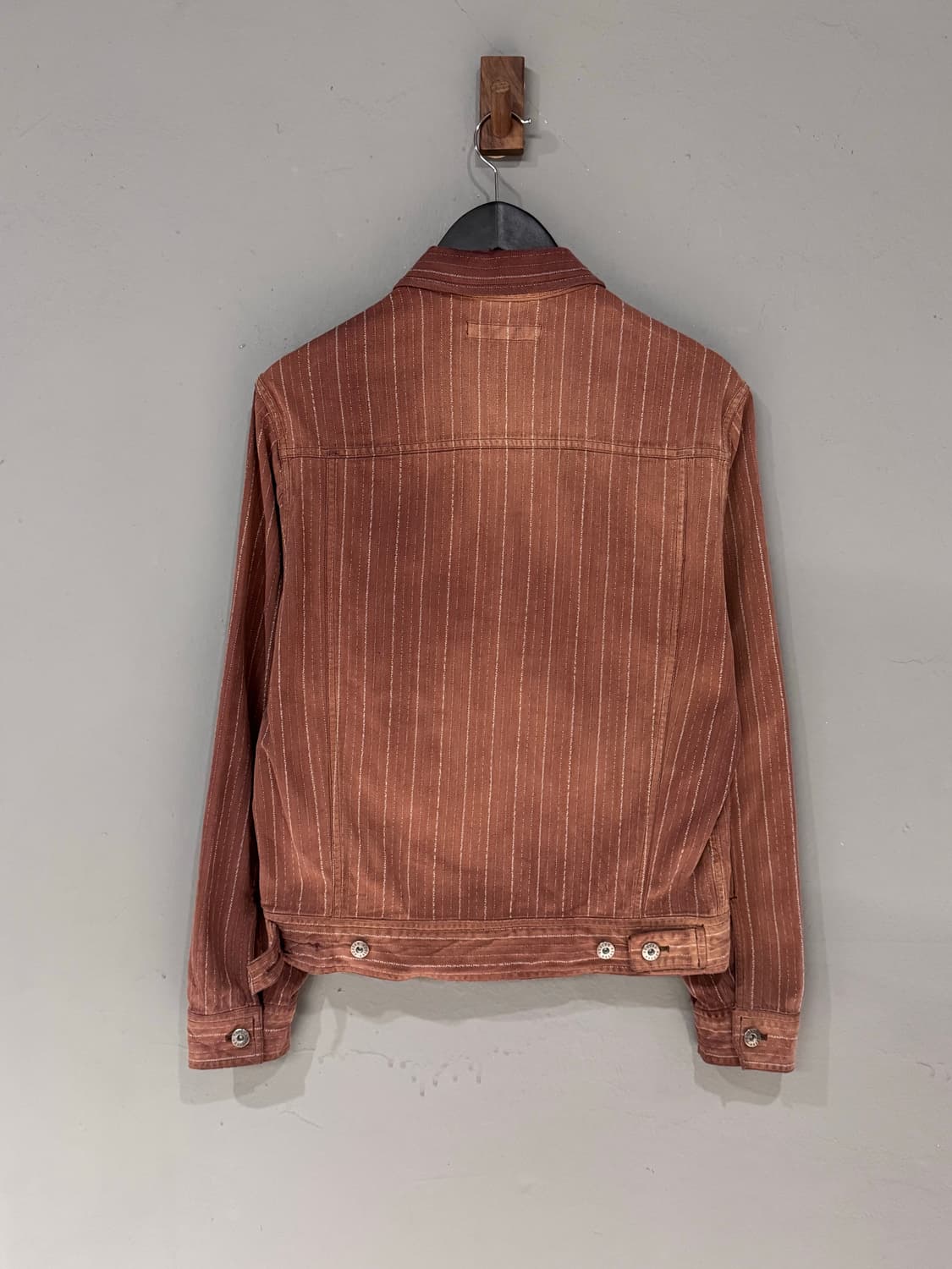 Moderm 워싱 핀 스트라이프 자켓 상품이미지4