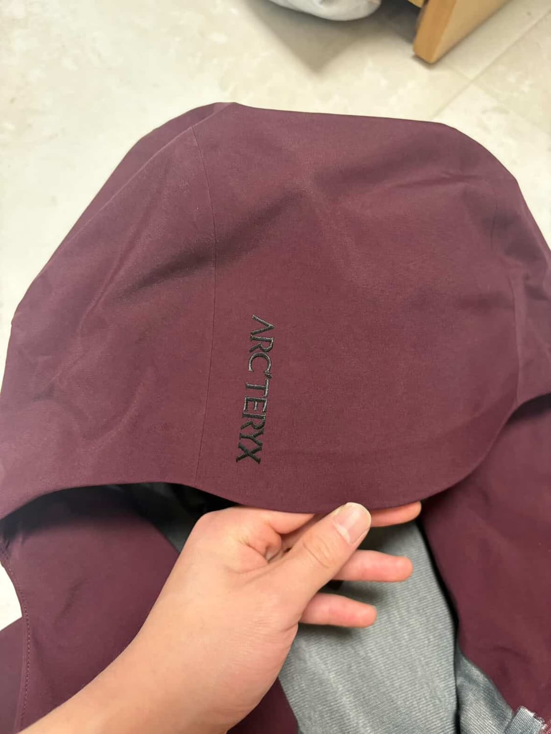 [m] 아크테릭스 고어텍스 스키복 버건디 상품이미지7